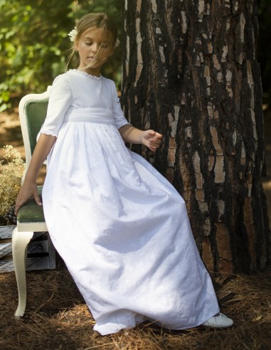 Vestido de Primera Comunión Borgoña