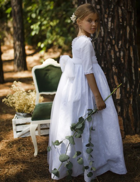 Vestido de Primera Comunión Borgoña
