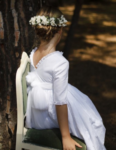 Vestido de Primera Comunión Borgoña