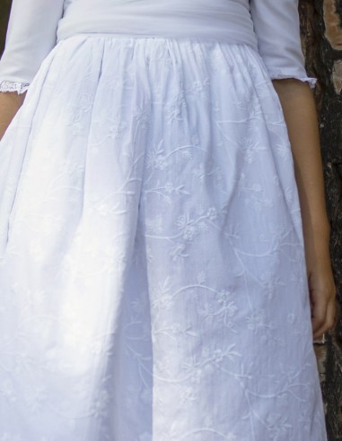 Vestido de Primera Comunión Borgoña