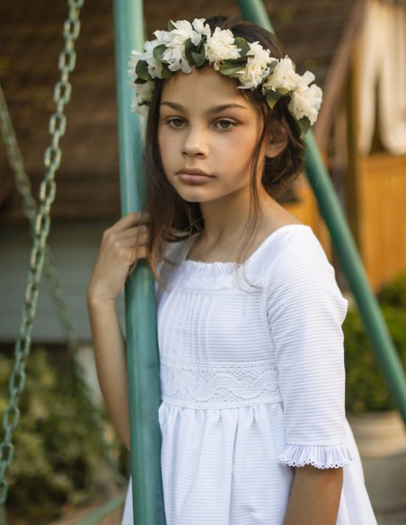 Vestido de Primera Comunión Blanca