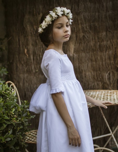 Vestido de Primera Comunión Blanca