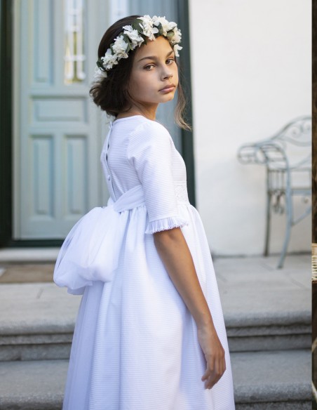 Vestido de Primera Comunión Blanca