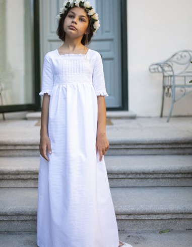 Vestido de Primera Comunión Blanca
