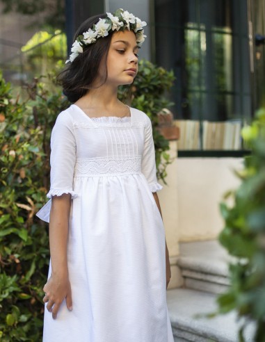 Vestido de Primera Comunión Blanca