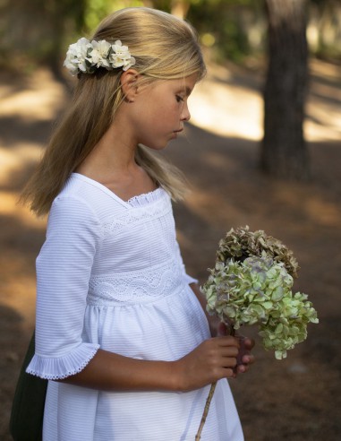 Vestido de Primera Comunión Eucalipto