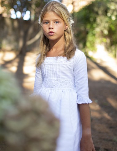 Vestido de Primera Comunión Eucalipto