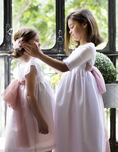 Vestido de Primera Comunión Bolillos