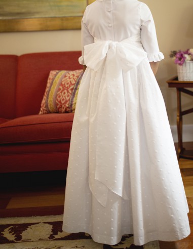 Vestido de Primera Comunión Topos