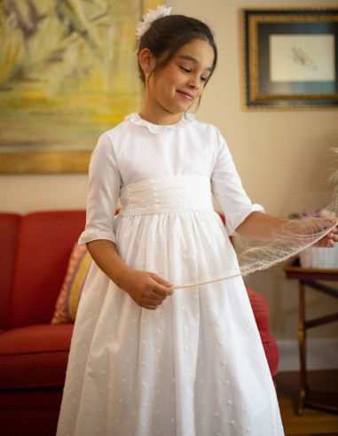 Vestido de Primera Comunión Topos