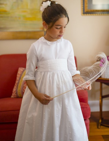 Vestido de Primera Comunión Topos
