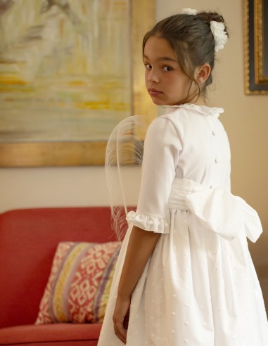 Vestido de Primera Comunión Topos