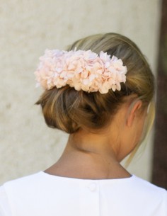 Tocado Hortensias empolvada
