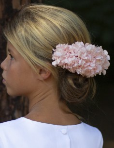 Tocado Hortensias empolvada 2